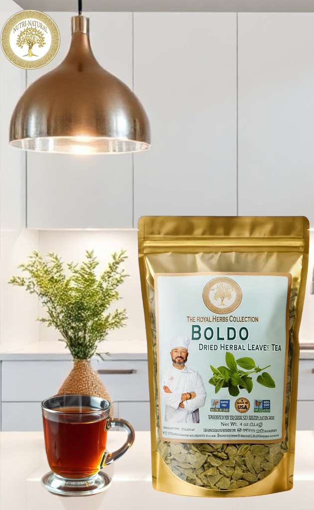 Nutri Natural Boldo Dried Leaves Organic Herbal Tea 4oz